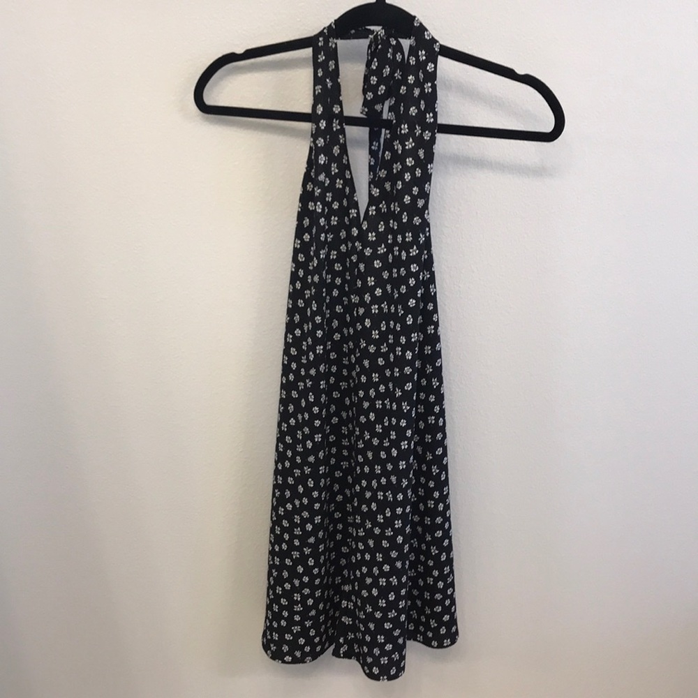 Zara Halter Mini Summer Dress XS